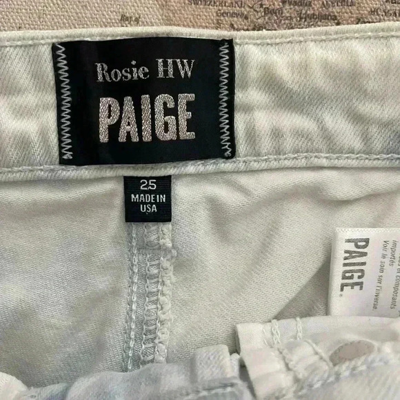 Rosie HW x Paige Madeline in Skylar wash raw hem skinny jeans Size 25 $239 - Picture 9 of 13